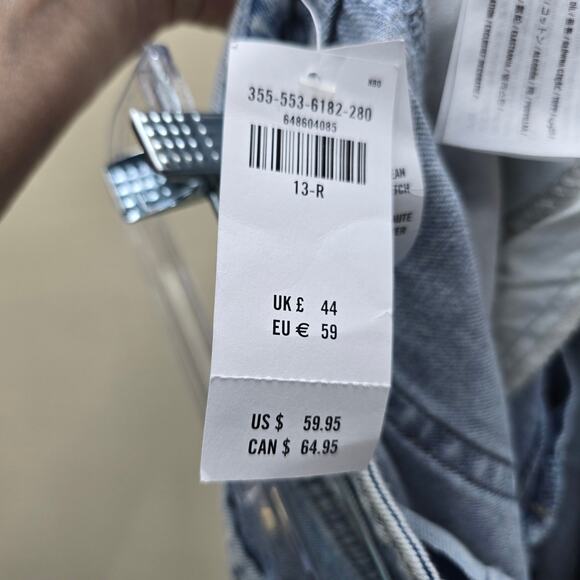 Hollister NWT Denim Ultra High-Rise Mom Jeans Stretch Blue 13R Classic 31x27 - Picture 6 of 7